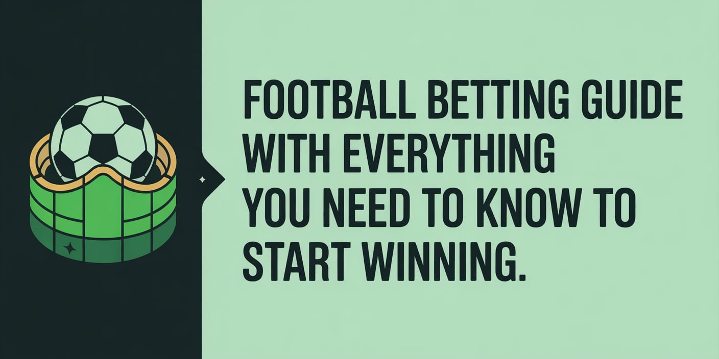 Football Betting Guide With Everything You Need to Know to Start Winning