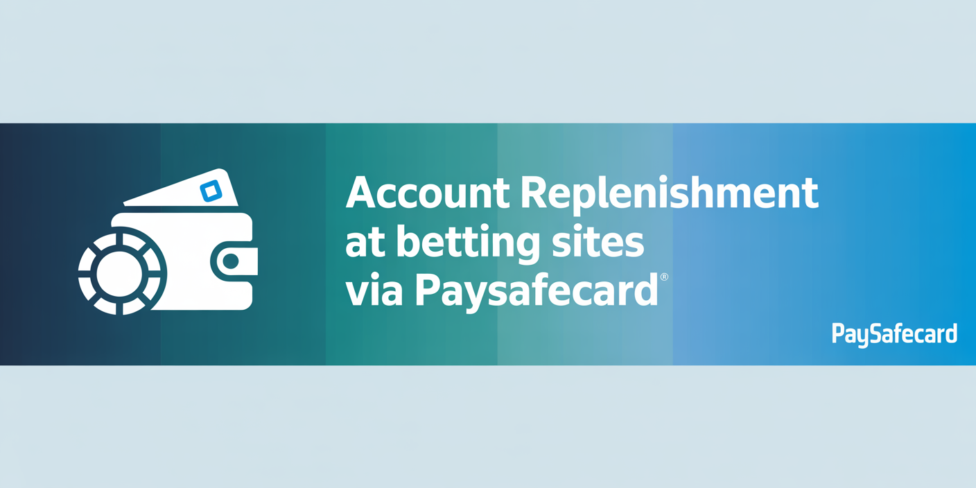 Account Replenishment at Betting Sites via PaySafeCard